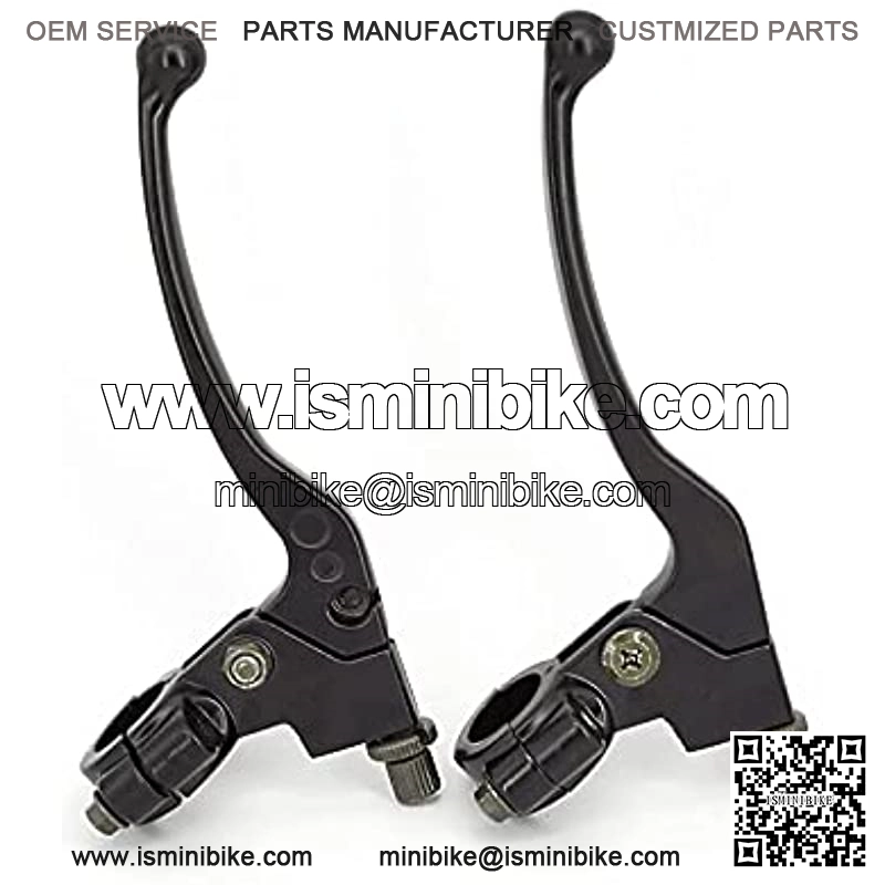 Universal Motorcycle Black Clutch Lever,7/8in Left Right Clutch Brake Handle Lever,for Honda CRF XR80 100 125CC CRF80 XR200 Coolster Roketa Baja X-Treme Pit Dirt Motor Bike Motocross Parts,DBTLF-002 - Image 4