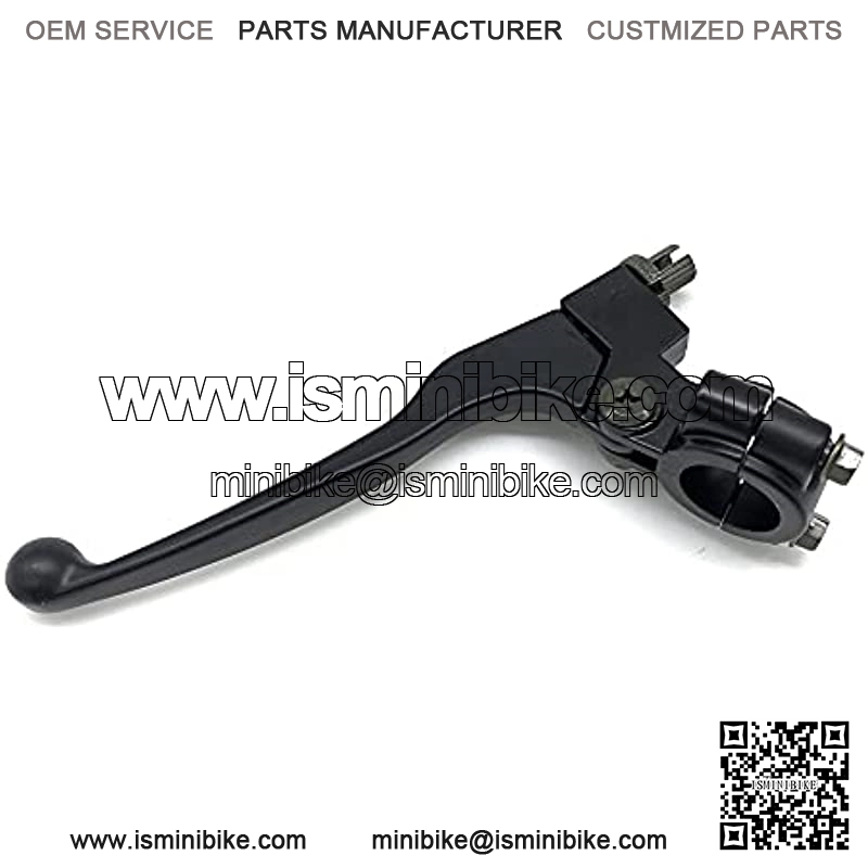 Left 7/8" 22mm Clutch Brake Handle Lever Compatible with Honda XR80 XR100 CRF70 CRF80 CRF100 Pit Dirt Motor Bike Motocross Baja Mini Bike