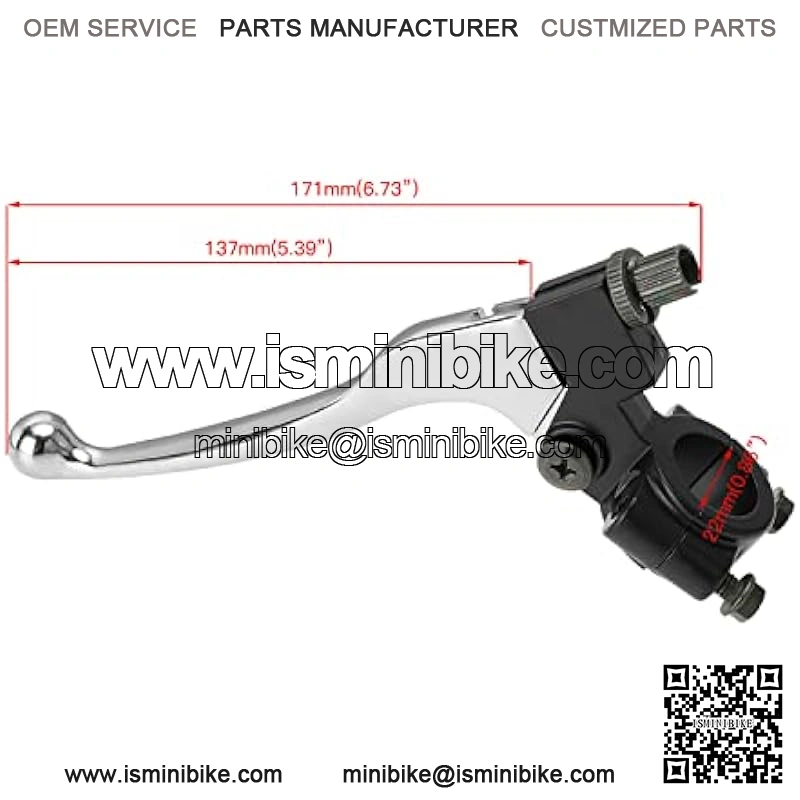 Mini Bike Brake Lever Handle 67 inch Drum Brake Cable Assembly Kit for 196cc 200cc Motor Coleman CT200U CT200U-EX BT200X Baja Warrior Heat MB200 MB165 Massimo Parts - Image 2