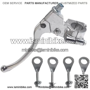 Brake Clutch Lever Handle Chain Tenioner fit for Predator 196cc 212cc 6.5hp Coleman CT200U CT200U-EX BT200X Baja MB200 MMB80 CRF50 XR50 Mini Bike Pit Dirt Bike Parts Silver/black