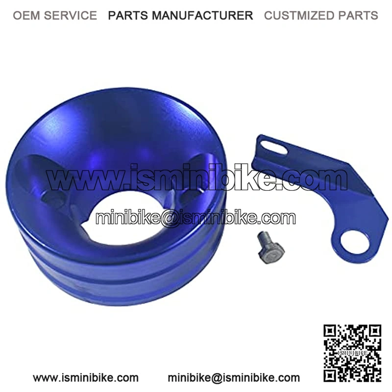 Blue Air Filter Adapter Interface For 6.5HP Honda Clone GX200 GX160 Mini Bike Trailmaster mid XRX Go Kart Cart Parts Engine - Image 3