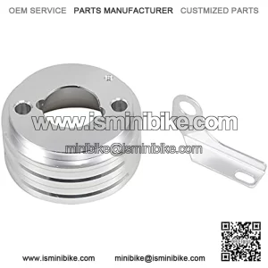 Silver Air Filter Adapter Interface For 6.5HP Honda Clone GX200 GX160 Mini Bike Engine