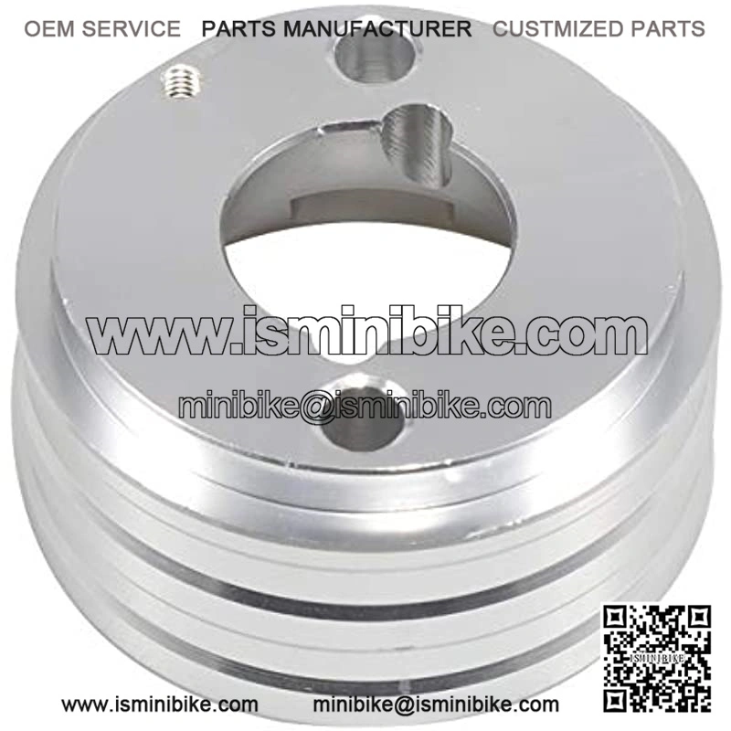 Silver Air Filter Adapter Interface For 6.5HP Honda Clone GX200 GX160 Mini Bike Engine - Image 2