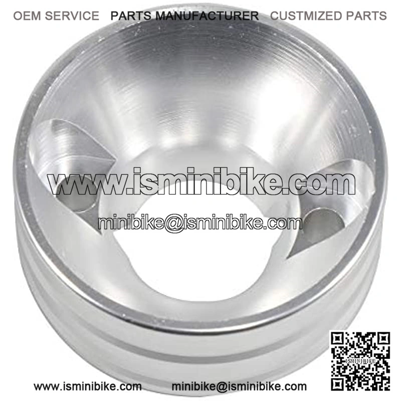 Silver Air Filter Adapter Interface For 6.5HP Honda Clone GX200 GX160 Mini Bike Engine - Image 3