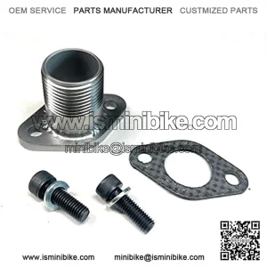 Predator 420cc NPT Threaded Exhaust Adaptor Flange Generator GOKART Mini Bike