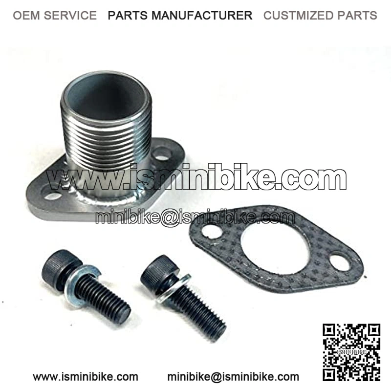 Predator 420cc NPT Threaded Exhaust Adaptor Flange Generator GOKART Mini Bike