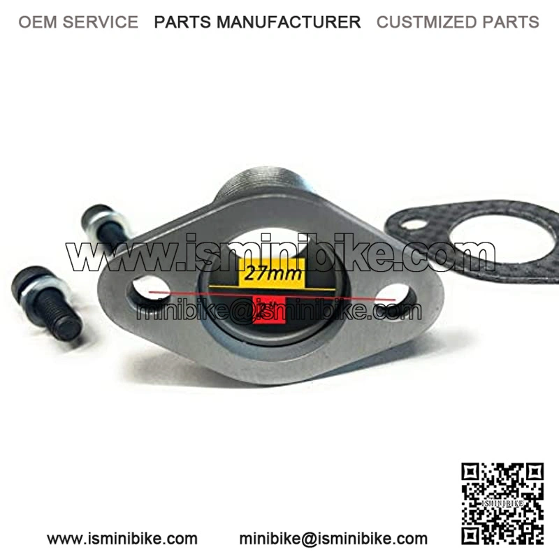 Predator 420cc NPT Threaded Exhaust Adaptor Flange Generator GOKART Mini Bike - Image 3