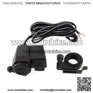 12 Volt USB Charging Adapter for Scooters, ATVs, Dirt Bikes, & Go-Karts
