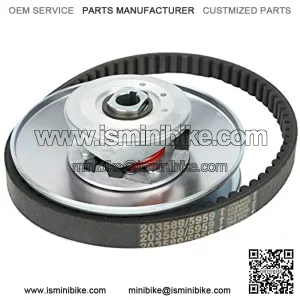 203589 30 Series Go Kart Torque Converter 5/8" ID 6" Diameter Driven Clutch and Belt
