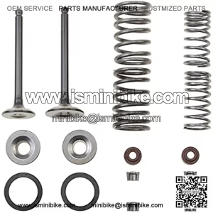 Cylinder Head 66mm Valve Assembly Replacement for 70cc 90cc 110cc Taotao Roketa Sunl Chinese Mini ATV Quad Horizontal Engine Pocket Dirt Bike Dirt Bike