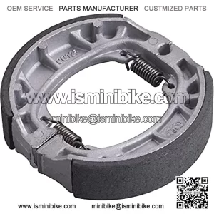 BRAKE PAD SHOE Compatible with 6.5 Hp 196cc MB165 MB200 BT200X CT200U Motorsports Mini Bike CRF70 TaoTao GY6 49cc 50cc Scooter Moped ATV