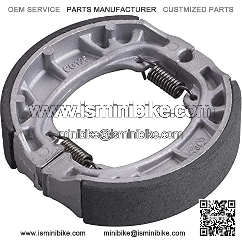 BRAKE PAD SHOE Compatible with 6.5 Hp 196cc MB165 MB200 BT200X CT200U Motorsports Mini Bike CRF70 TaoTao GY6 49cc 50cc Scooter Moped ATV