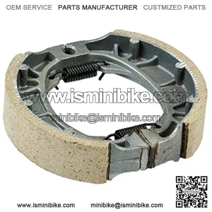 Monster Motion 105 mm Brake Drum Shoe Set with Springs for the MB165 & MB200, 49cc, 50cc, Moped, Scooter, Taotao, Peace, Roketa, NST Brand change to:Monster Motion