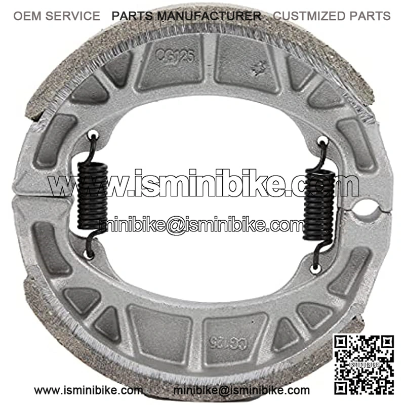 Brake Drum Ceramic Aluminum Alloy 105mm Brake Drum Aluminum Alloy Replacement for BT200X CT200U Motorsports Mini Bike CRF70 Brake Shoe Brake Pad