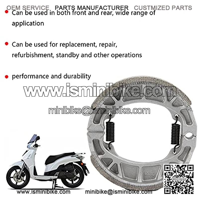 Brake Drum Ceramic Aluminum Alloy 105mm Brake Drum Aluminum Alloy Replacement for BT200X CT200U Motorsports Mini Bike CRF70 Brake Shoe Brake Pad - Image 2