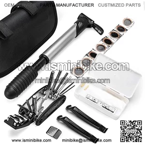 16 in 1 Multi-Function Bike Bicycle Repair Tool Kit Set, Cycling Mechanic Repair Tool Storage Bag, Fit All Bike Outdoor Cycling Household Repairing