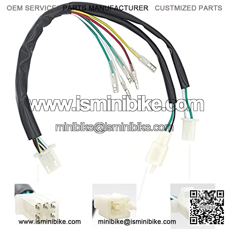 Engine Wire Harness Wiring Loom CDI Ignition Coil Spark Plug Rebuild Kit for 50cc 70cc 90cc 110cc 125cc Stator CDI Coil ATV Quad Bike Go Kart - Image 4