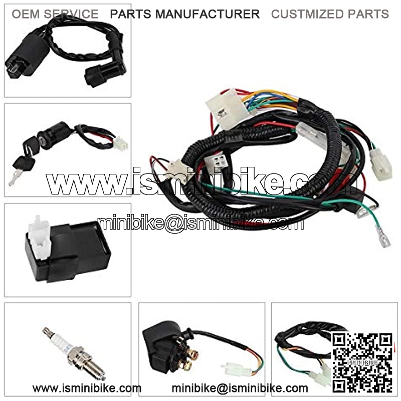 Atv - Go Kart Parts, Complete Electrics Stator Coil CDI Wiring Harness, Ignition Coil Kit, Fits for 150cc ATV/quad and dirt bike - Image 2