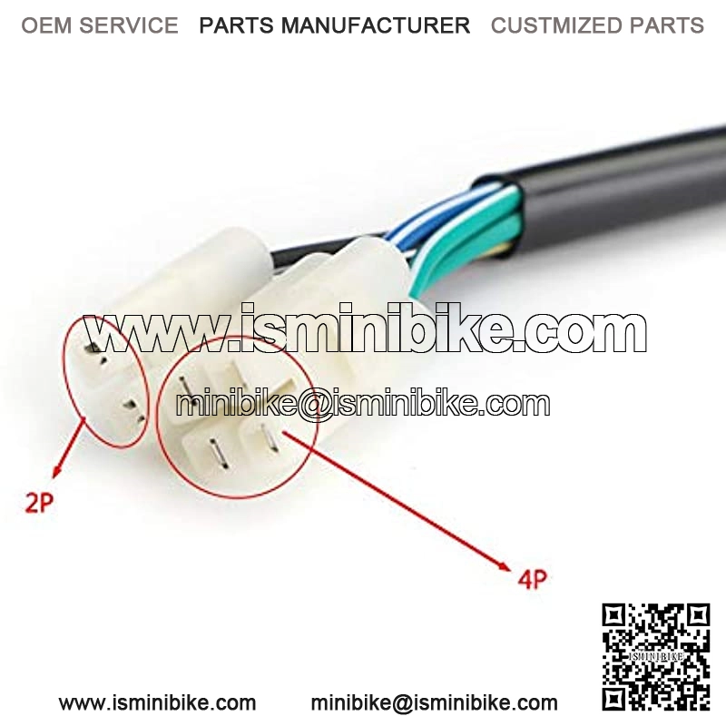 CDI CABLE WIRE HARNESS PLUG GY6 4 STROKE 50CC 150CC SCOOTER MOPED ATV GO KART - Image 2