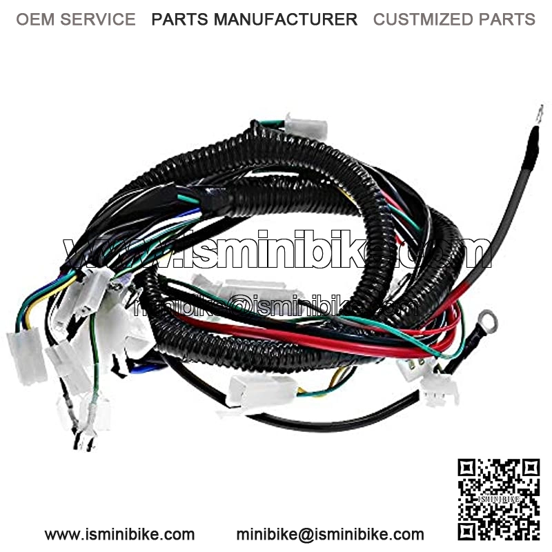 Complete Electrics All Wiring Harness CDI Rectifier Ignition Coil Wire Loom Kit for GY6 125cc ATV Quad Go Kart Scooter - Image 3