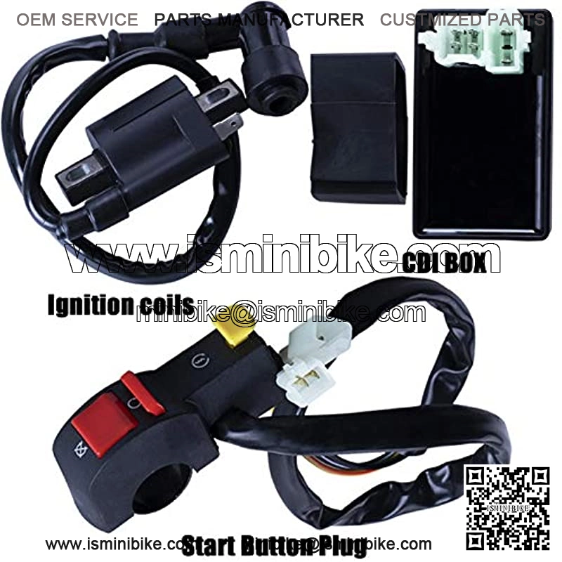 Complete Electrics Wiring Harness CDI Ignition Coil Solenoid Relay Spark Plug Kits For Chinese 4-Stroke ATV QUAD Dirt Bike 150cc 200cc 250cc Go Kart By AUTOMOTIVE - Image 4