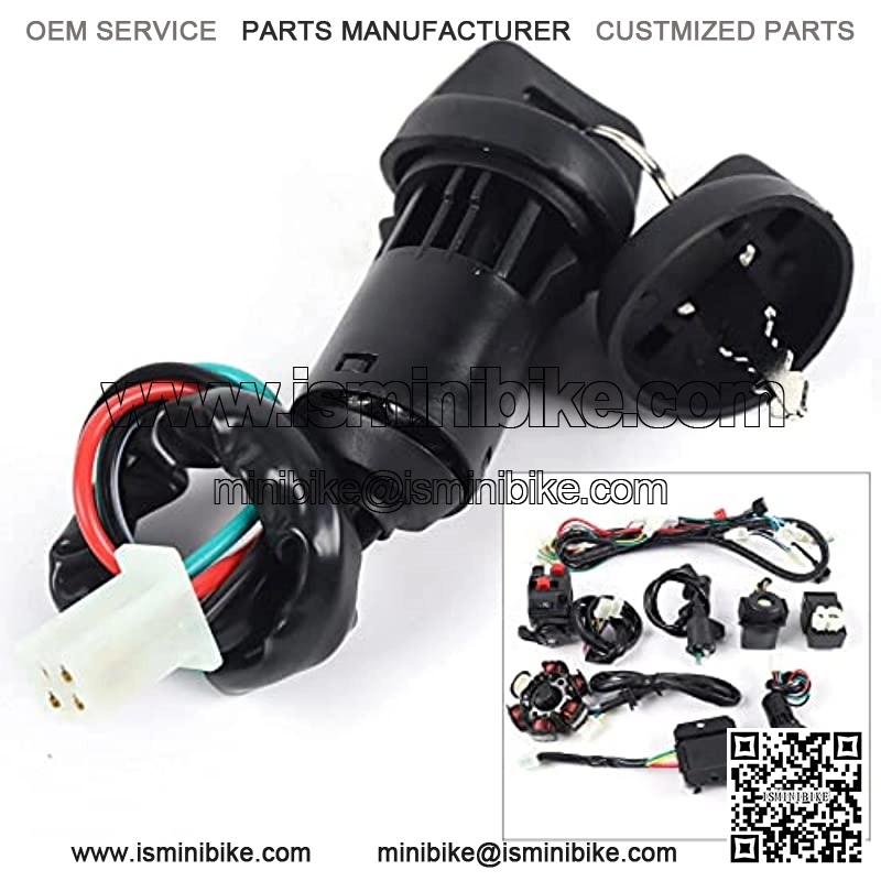 GY6 125CC 150CC Wiring Harness Set CDI for Coolster Go Kart ATV QUAD 6 Pole USA STOCK - Image 4