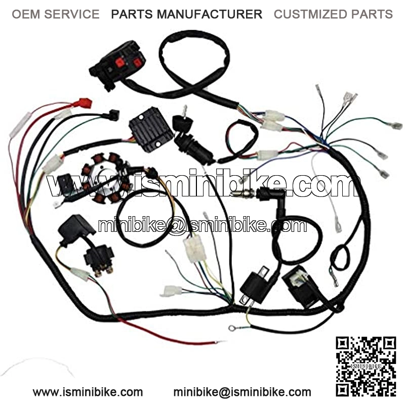 Facaing Complete Electrics All Wiring Harness Wire Loom Assembly for 150cc-300cc ATV Quad 4 Four Wheelers Go Kart Dirt Pit Bikes - Image 4