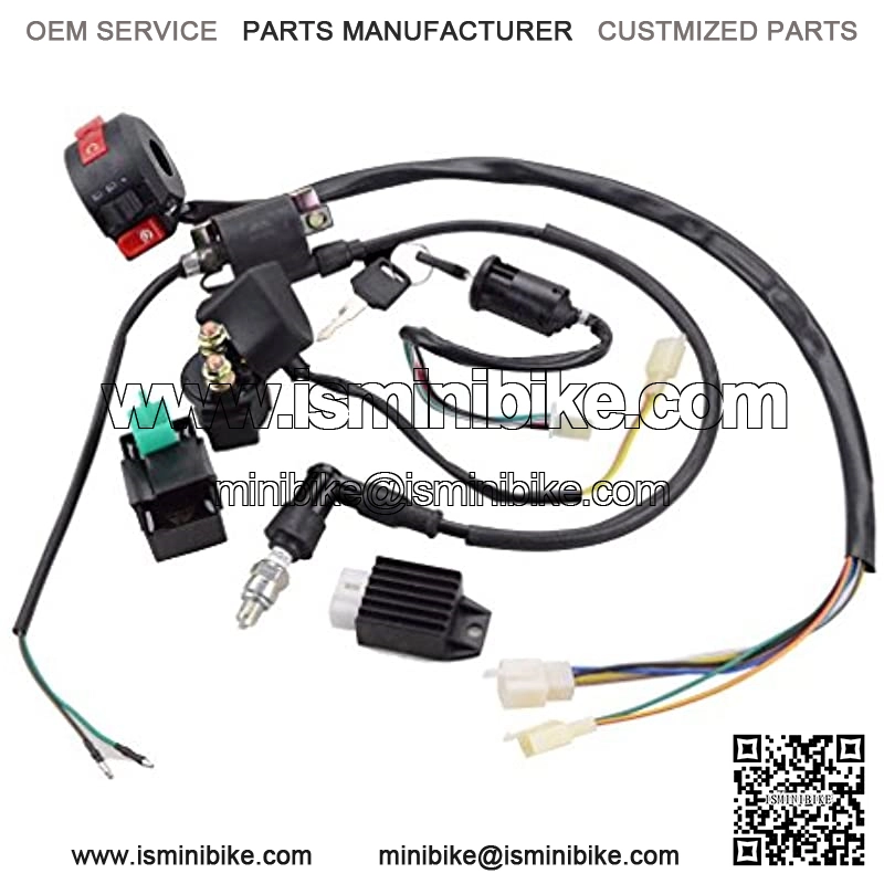 Ignition Rebuild Kit Wiring Harness for 4 Stroke ATV 50cc 70cc 90cc 110cc 125cc Chinese Dirt Bike Go Kart Scooter Moped Parts - Image 2