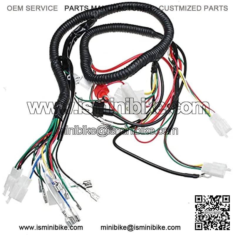1Electric Wiring Harness Wire Loom CDI Stator Kit Set for ATV Quad 150/200/250CC - Image 4