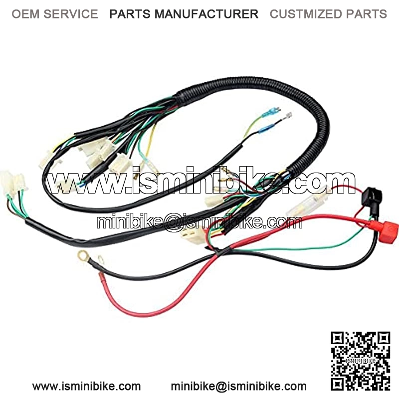 Electric Wiring Harness Kit Stator Wire for 50cc 70cc 90cc 110cc 125cc Pit Quad Dirt Bike ATV, black, Medium - Image 3