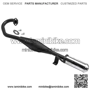 Exhaust Muffler Pipe for Mini Pocket Chopper Quad Dirt Pit Bike ATV