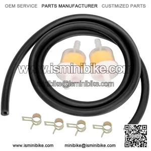 Motorcycle Hose Petrol Fuel Line Hose Gas Oil Pipe Tube Gasoline Fuel Filter Line Clamp