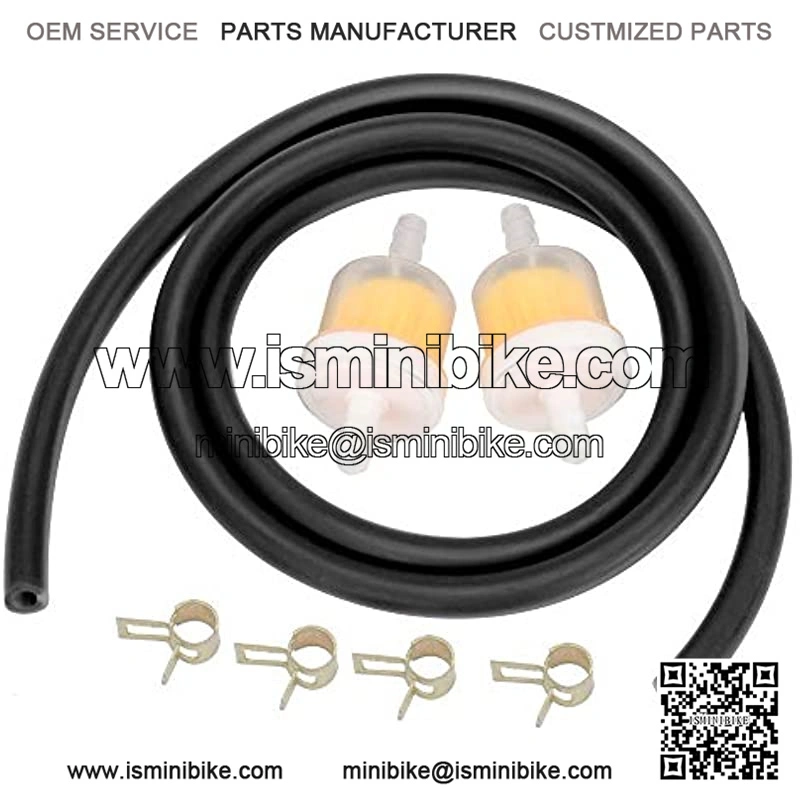 Motorcycle Hose Petrol Fuel Line Hose Gas Oil Pipe Tube Gasoline Fuel Filter Line Clamp