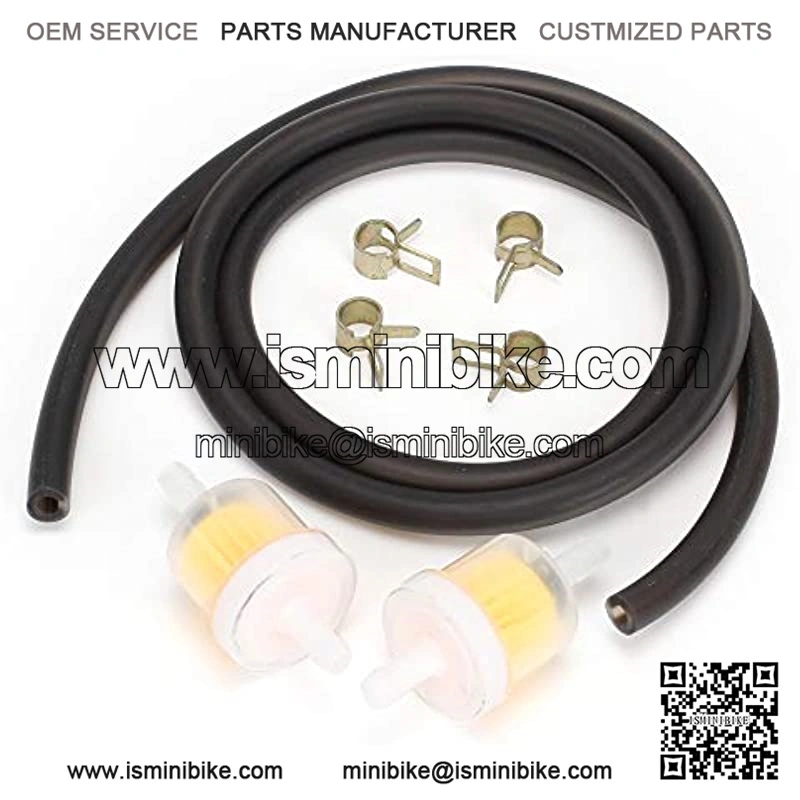 Motorcycle Hose Petrol Fuel Line Hose Gas Oil Pipe Tube Gasoline Fuel Filter Line Clamp - Image 4