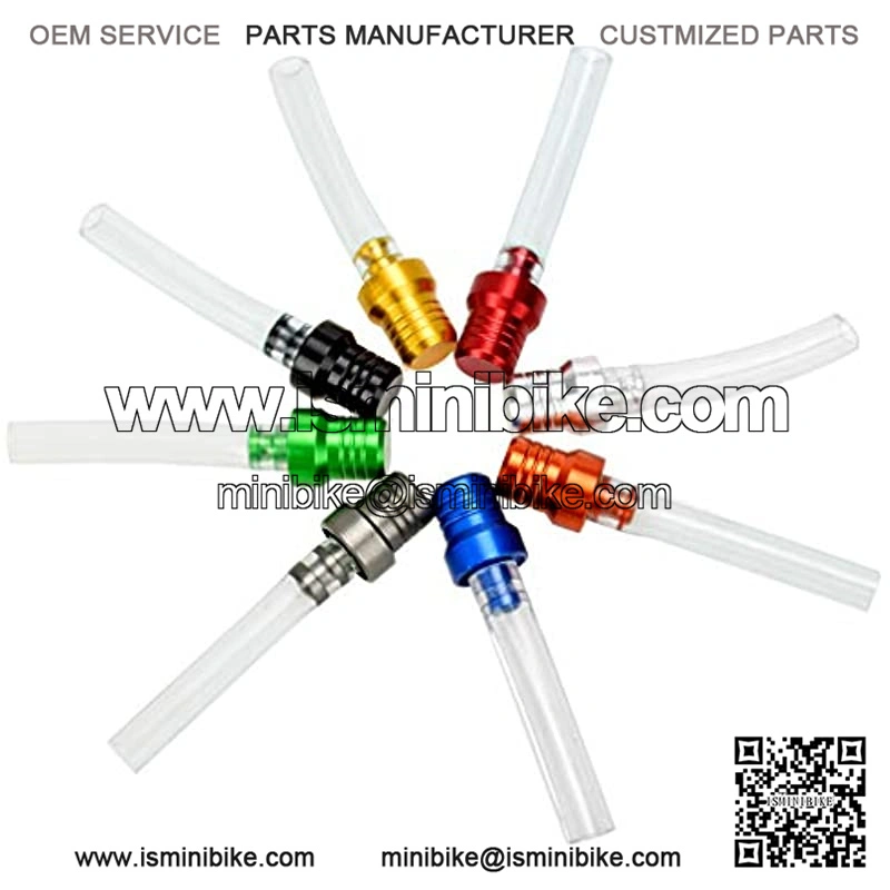 Billet Gas Fuel Cap Air Vent Hose Tube Breather for Motorcycle Motocross 50cc 70cc 110cc 125cc 150cc SSR Crf50 Pit Dirt Bike 212cc Mini Bike ATV 8pcs Colorful Parts - Image 3