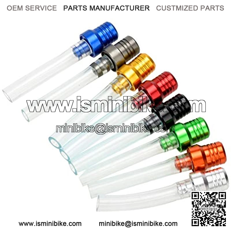 Billet Gas Fuel Cap Air Vent Hose Tube Breather for Motorcycle Motocross 50cc 70cc 110cc 125cc 150cc SSR Crf50 Pit Dirt Bike Predator 212cc Mini Bike ATV 8pcs Colorful Parts - Image 2
