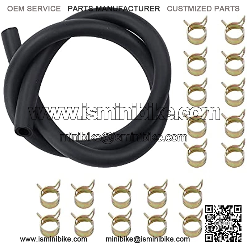 Abrazadera de manguera neum??tica de 3/16 pulgadas ID de combustible (6 pies) para tubo de gas de repuesto para Kawasaki Kohler, motocicleta, tractor, moble de nieve, ATV UTV Weed Eater carrito de golf