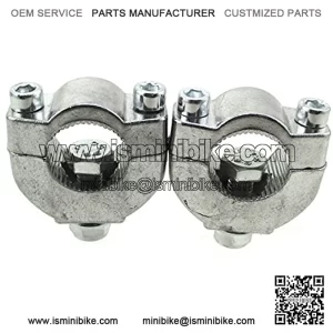 7/8" 22mm Handlebar Risers Mount Bracket Clamp Taper Handle Bar Riser For 47cc 49cc Mini Moto Dirt Bike