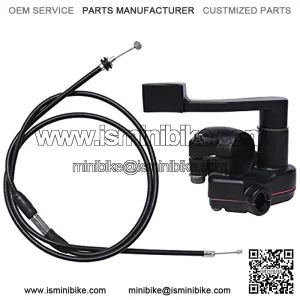 7/8'' 22mm Thumb Throttle Cable Accelerator Handle Assembly for 50cc 70cc 90cc 110cc 125cc 250cc ATV Quad Go Kart TaoTao Pit Bike