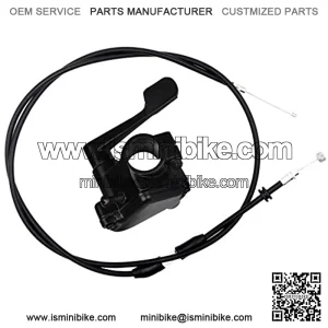 7/8'' 22mm Metal Thumb Throttle Cable Accelerator Control Assembly For Chinese 50cc 70cc 90cc 110cc 125cc 250cc ATV Quad Go Kart Pit Bike