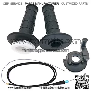 Mini Bike Throttle Assembly W/Mini Bike Throttle Grips and Brake Cable - Fits Xr80 Xr100 Crf70 Crf80 Crf100