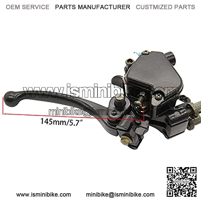 7/8"22mm Thumb Throttle with Dual Brake Lever Assembly,Compatible with for 50cc 90cc 150cc 250cc ATV Quad Roketa Taotao Sunl Kazuma - Image 3