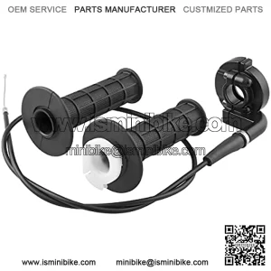 Throttle Handle Grip Cable, 47Inches Fuel Seat Handle Throttle Cable Throttle Housing Clamp for 50-250CC Motocross ATV Accessories