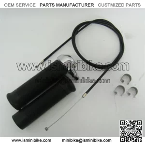 7/8" Throttle Control (Long) w/ 53" Cable & 3 Conduit Clips