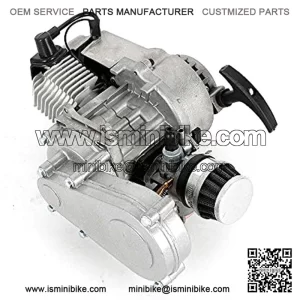 49CC 2 Stroke Engine Motor 2 Stroke Engine Motor Air Filter with Gear Box for 49cc Mini Pocket Bike Gas G-Scooter ATV Quad Bicycle Dirt Pit Bikes