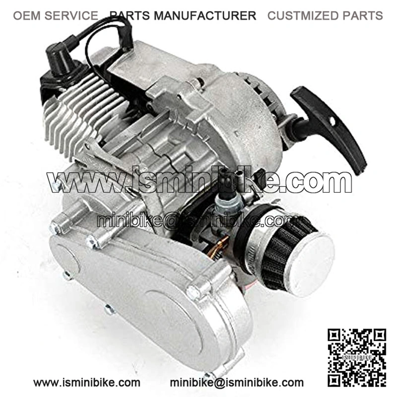 49CC 2 Stroke Engine Motor 2 Stroke Engine Motor Air Filter with Gear Box for 49cc Mini Pocket Bike Gas G-Scooter ATV Quad Bicycle Dirt Pit Bikes