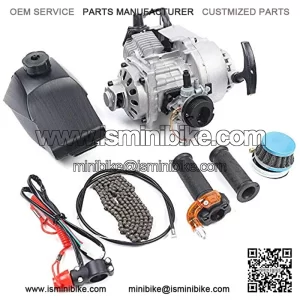 49cc 2 Stroke Racing Engine Motor Pocket/Mini Dirt Bike Pull Start ATV Dirt Bike Pocket Bike Motor Mini Pocket Dirt Bike Scooter