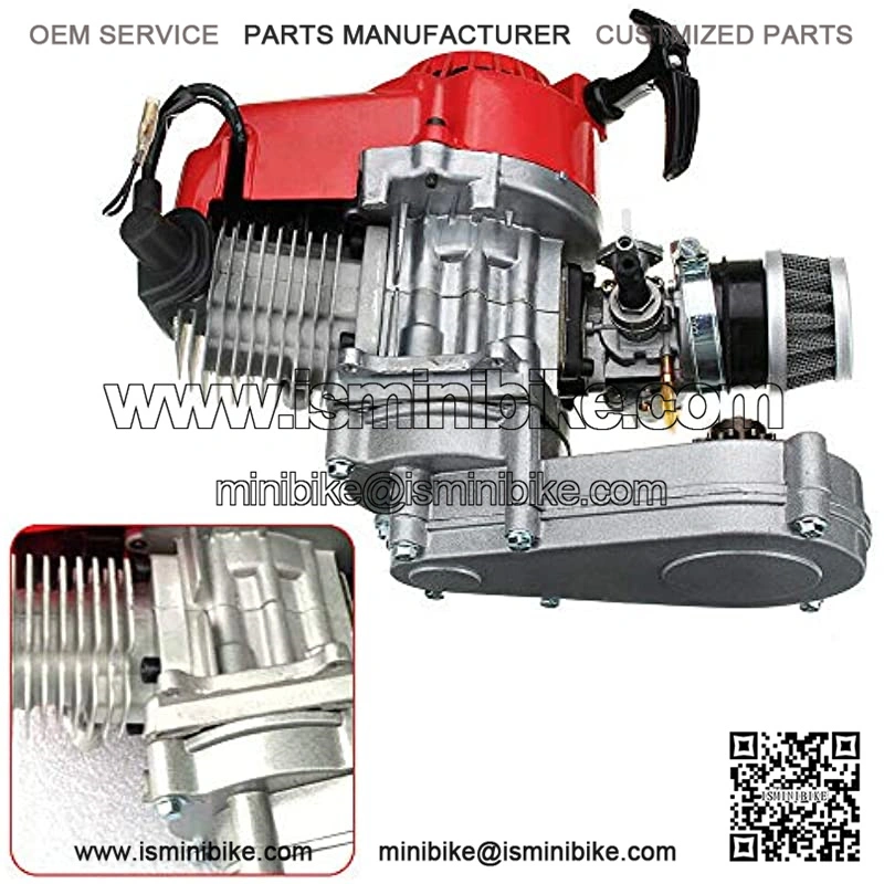 47cc 49cc 2 Stroke Engine Motor pull start For Pocket Mini Bike Scooter ATV Kits Complete Engine Kit - Image 3