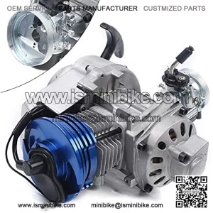 Red Carburetor Air Filter + Adapter Vstack For 23cc 33cc 43cc Big Foot Goped Blade Scooter 47cc 49cc Pocket Bike Mini Dirt ATV