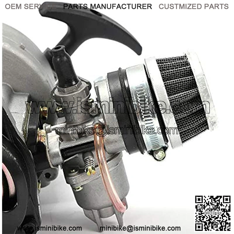 49cc 2 Stroke Engine Motor, Pull Start Mini Gas Engine Starter Motor 1.3HP for Pocket Bike Mini Dirt Bike ATV Scooter - Image 5
